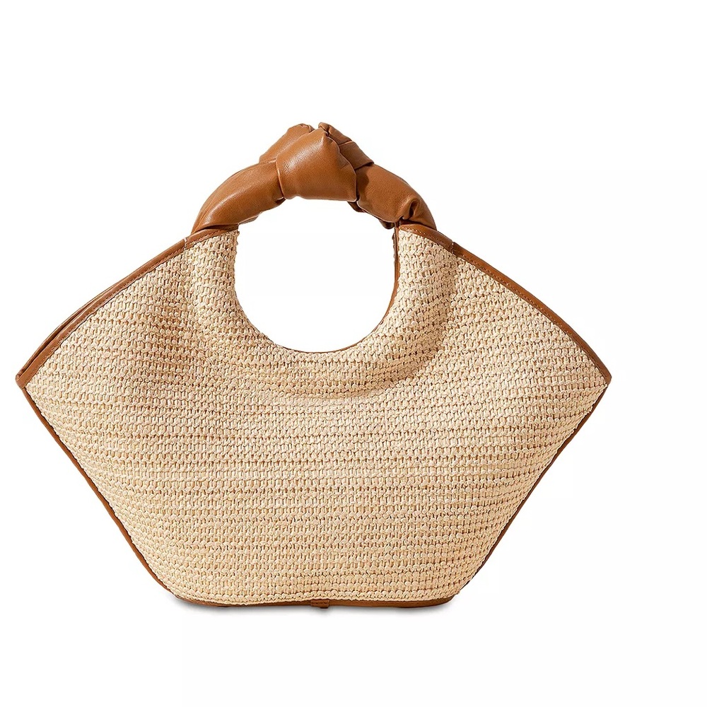 NWOT Hereu Castell Raffia Tote Bag